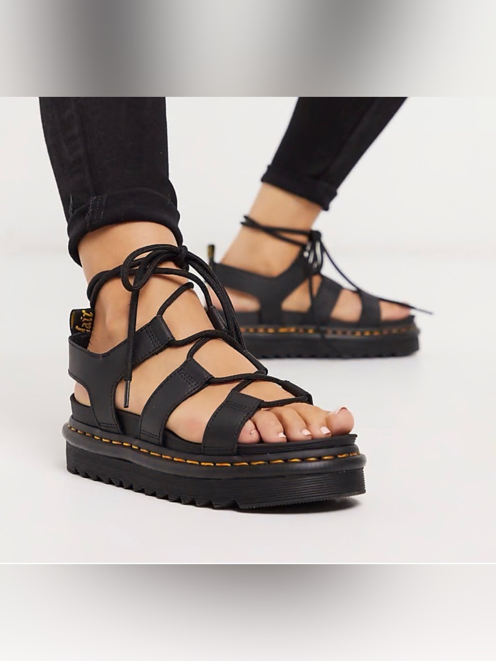 Dr.Martens Doc Martens Nartilla gladiator chunky platform sandals size 8
